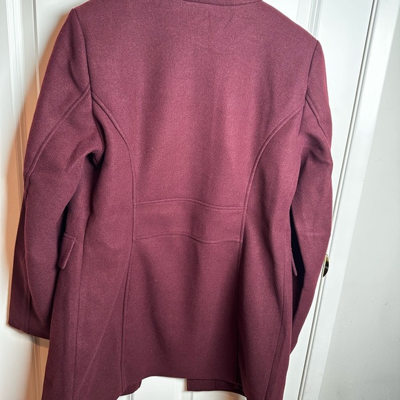 Vince Camuto Women's Burgundy Trench Coat - Picture 7 of 7